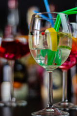 fresh and refreshing cocktails based on gin, a distinctive herbal flavor
