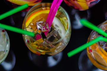 fresh and refreshing cocktails based on gin, a distinctive herbal flavor