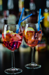 fresh and refreshing cocktails based on gin, a distinctive herbal flavor