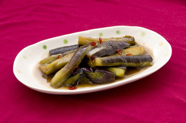 茄子甘辛醤油炒め