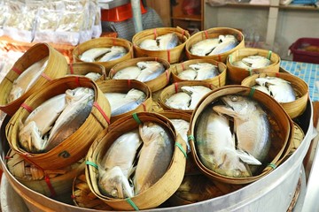 Mackerel in the market