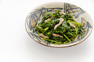 空芯菜の炒め物