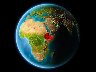 Ethiopia in the evening