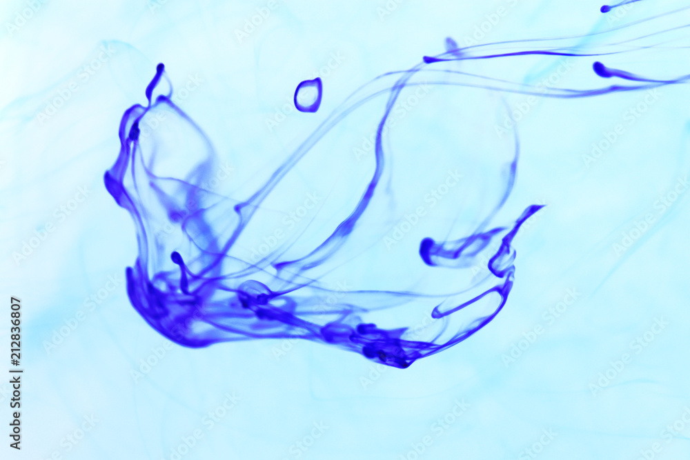 Poster ink drop dynamic opening motion. ambient background.