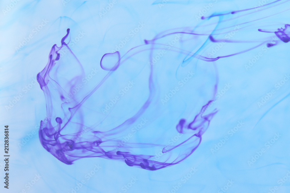 Poster ink drop dynamic opening motion. ambient background.