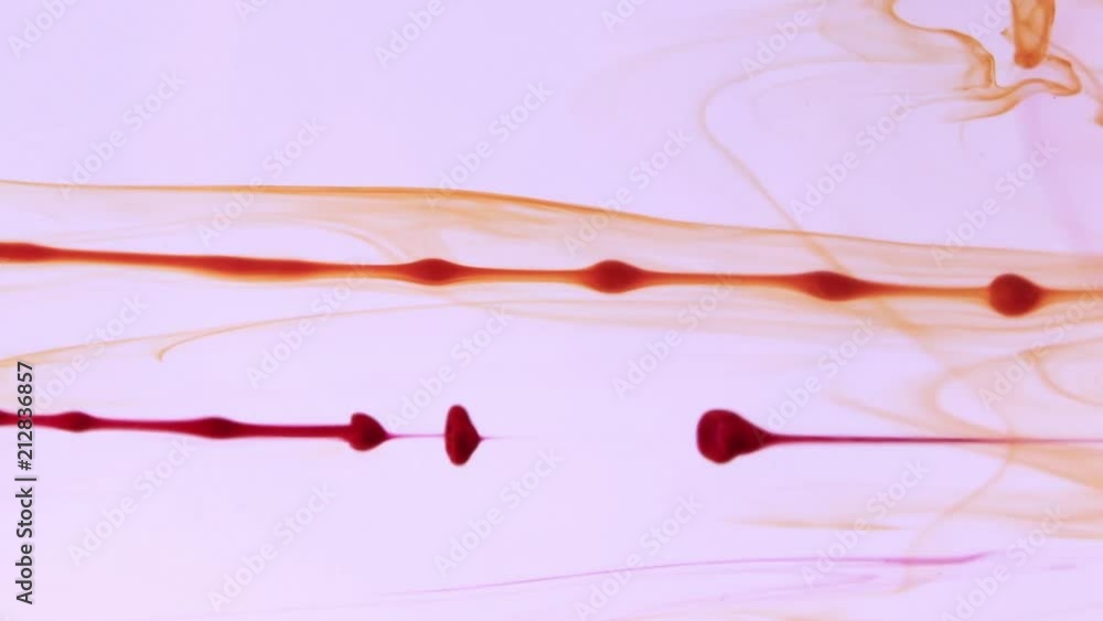 Poster ink drops motion dynamic lines. soft ambient background.