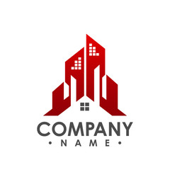 House Logo Real Estate logo vector, Cottage Farm Logotype concept icon