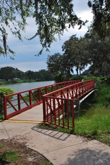 Obraz na płótnie Canvas Beautiful scenic park in central Florida
