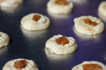 Cookies before baking