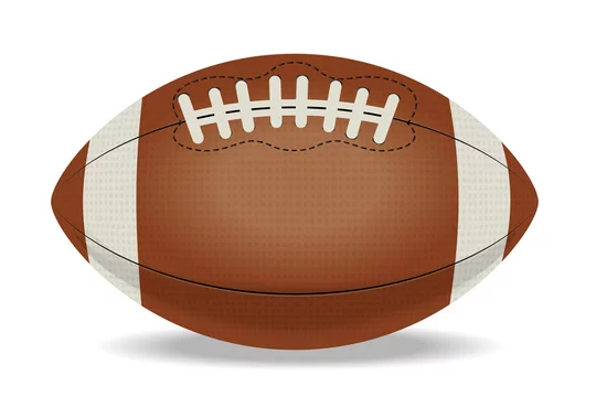 アメリカンフットボールのボール 横 リアルイラスト ベクターデータ Stock Vektorgrafik Adobe Stock