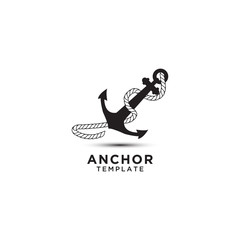 Anchor logo design template © haris