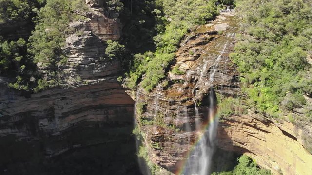 Wentworth falls in Blue Mountains Australia.