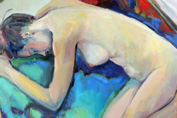 painting nude