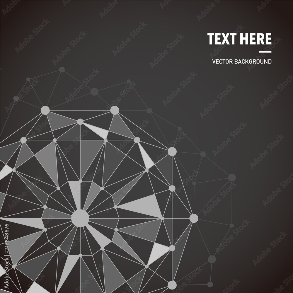 Poster graphic pattern template flat design style vector