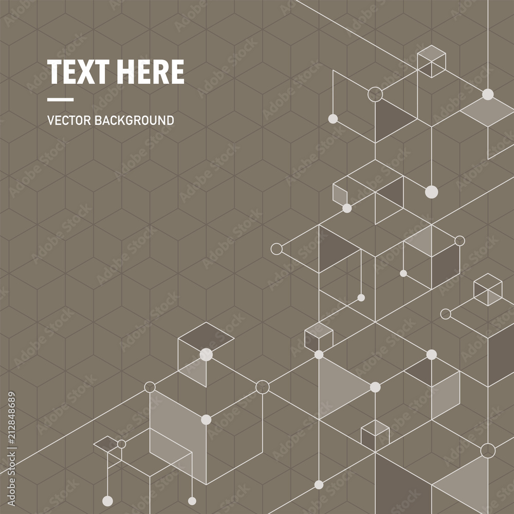 Poster graphic pattern template flat design style vector