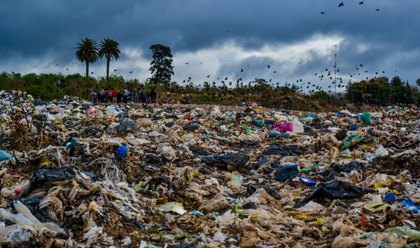 basural a cierlo abierto