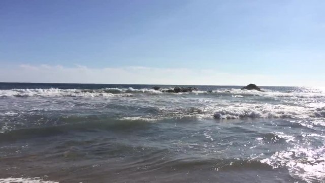 Sunny day at the beach - summer vacations