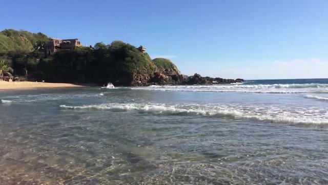Sunny day at the beach - summer vacations