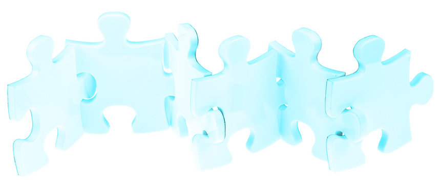 puzzle ribambelles bleues 