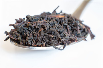 dry leaves of black tea