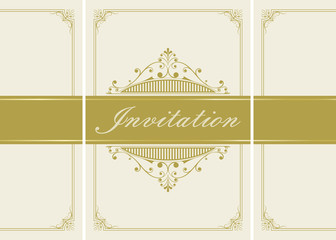 decorative frame in vintage style