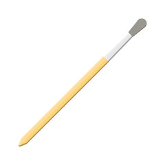 Paint brush isolated on white. Artist paintbrush.