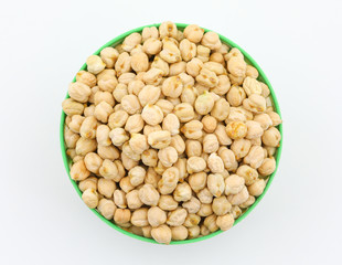 Fresh Raw whole chickpeas