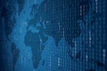 Abstract Blue Technology Background