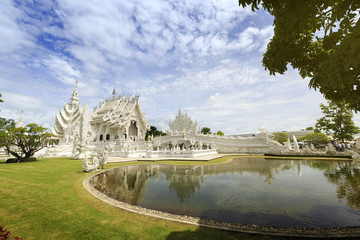 Fototapeta na wymiar Chiang Rai, Thailand - White Temple - Wat Rong Khun