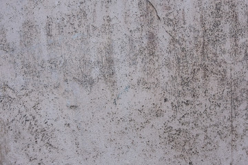 Urban wallpaper of shabby porous white concrete wall texture. No people.
