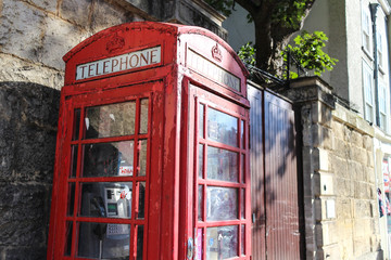 オックスフォードにある電話ボックス