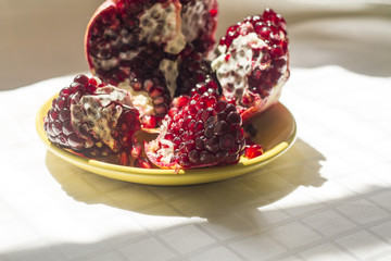 ripe red garnet