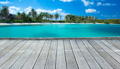 beach and tropical sea