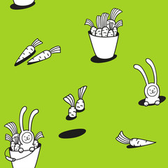 happy carrot day pattern