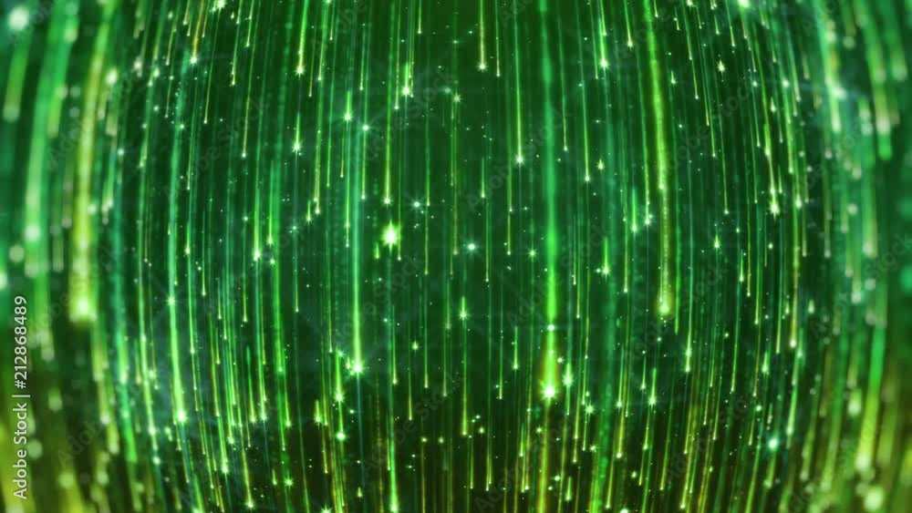 Poster falling bright particles. starfall on a dark background with shiny and glowing asterisks. perfect br