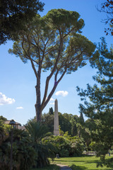Rome, Villa Torlonia - Obelisk