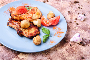 Grilled fillet steak