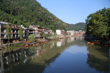 Obraz premium Fenghuang Chinese Water Town