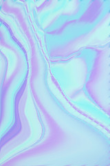 Holographic Turquoise Pink gradient neon background. Wallpaper