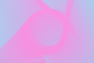 Holographic Turquoise Pink gradient neon background. Wallpaper