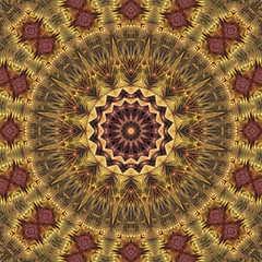 abstrakt polygonal mandala grafik