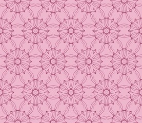 Obraz premium Original geometric pattern. Seamless vector illustration. For scrapbooking, template, fashion, design