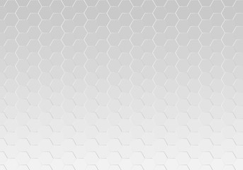 Abstract metallic hexagon mesh pattern background texture vector illustration.