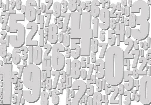 Numbers background