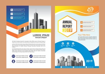 abstract cover and layout for presentation and marketing
