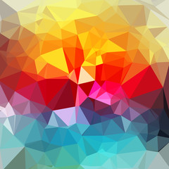 Bright polygon background