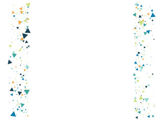 Blast Glass Shatter Memphis Vector Frame. Triangle Fragmentation Particles Explosion Border Design. Breakage Fast Moving Fragments Exploding Glass Frame. Shattered Fragments Burst Explosive Background