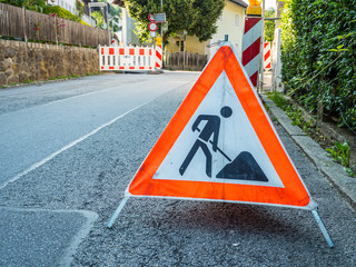 Warndreieck Baustelle