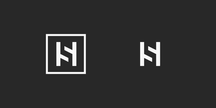 HS, S logo, monogram, vector