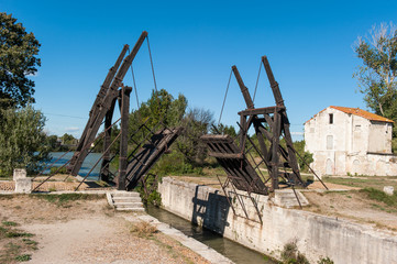 Brücke von Langlois bei Arles in Südfrankreich